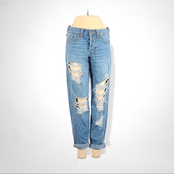 Hollister Denim - Hollister Distressed Boyfriend Jeans